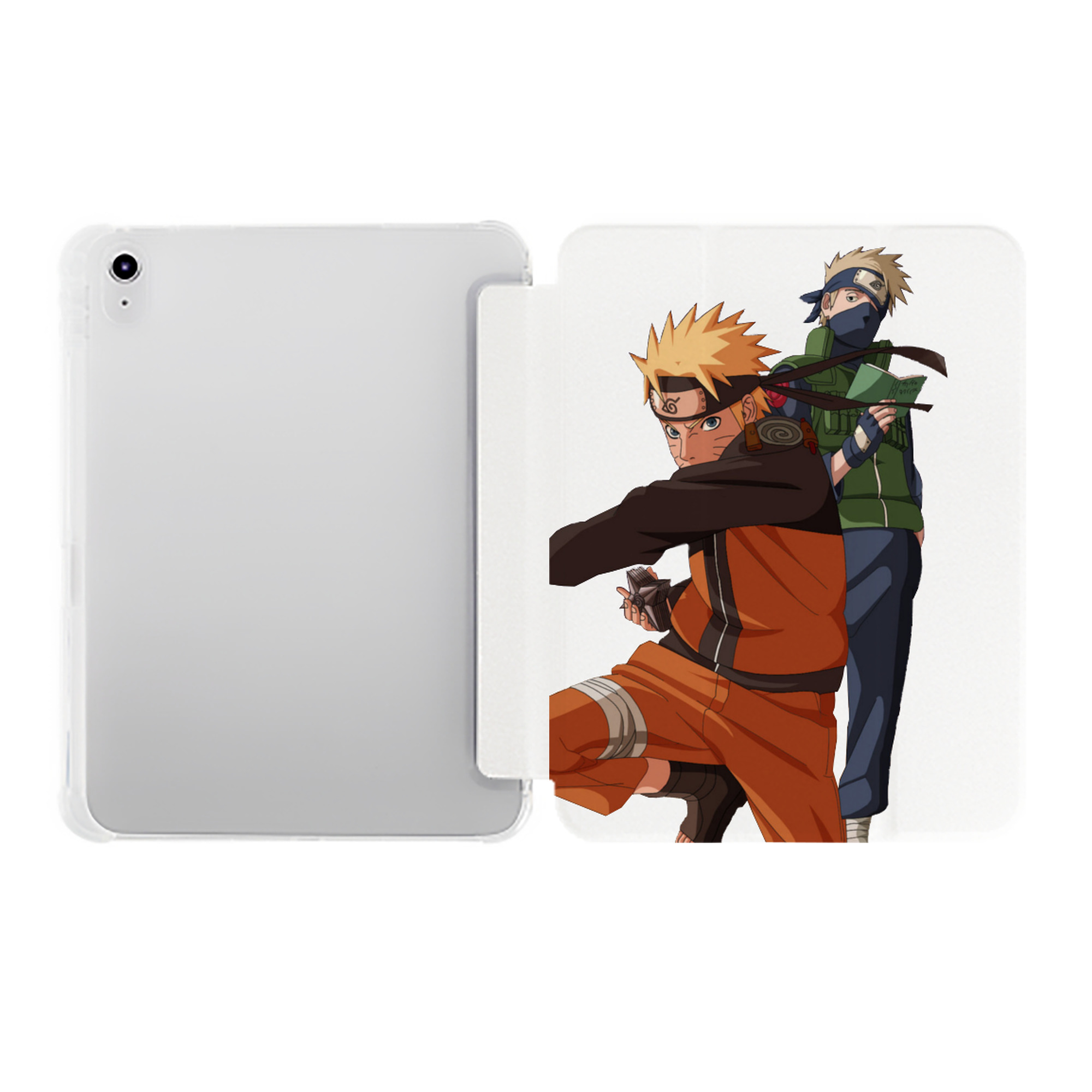 （画像用） NARUTO -ナルト- うずまき ナルト Uzumaki Naruto IPad ケース ペン収納付き 三つ折りスタンド PUレザー×シリコン 対応機種9.5/10.5/10.9インチ
